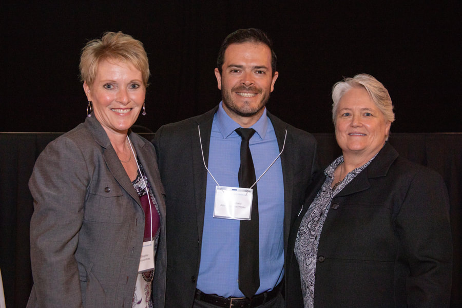 group pic with Darla Wilkerson, executive director and Allied Inclusion Works - Vicki Slaughter and Ryan 