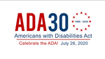 logo for 30th anniversary of Americans with Disabilities Act