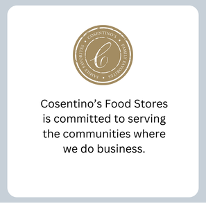 Cosentino's Food Stores logo that links to Careers pag