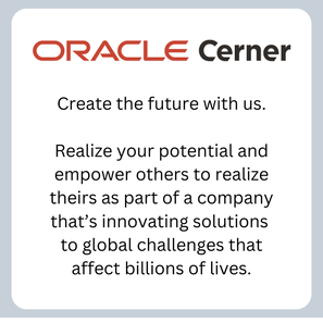 Oracle Cerner logo that inks to Careers page